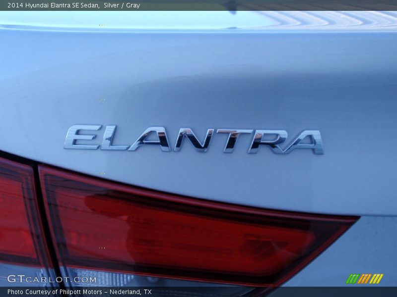 Silver / Gray 2014 Hyundai Elantra SE Sedan