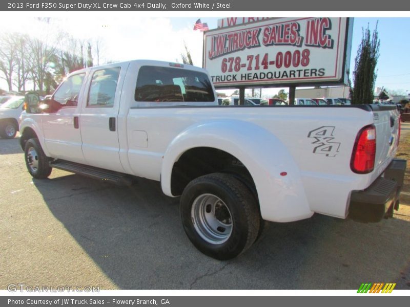 Oxford White / Steel 2013 Ford F350 Super Duty XL Crew Cab 4x4 Dually