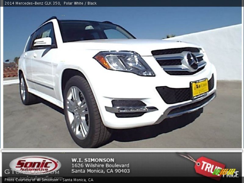 Polar White / Black 2014 Mercedes-Benz GLK 350