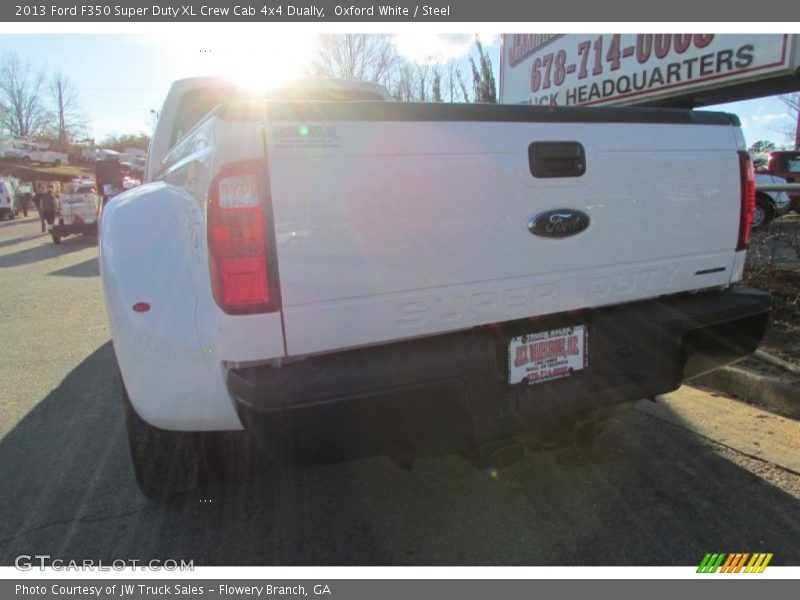 Oxford White / Steel 2013 Ford F350 Super Duty XL Crew Cab 4x4 Dually