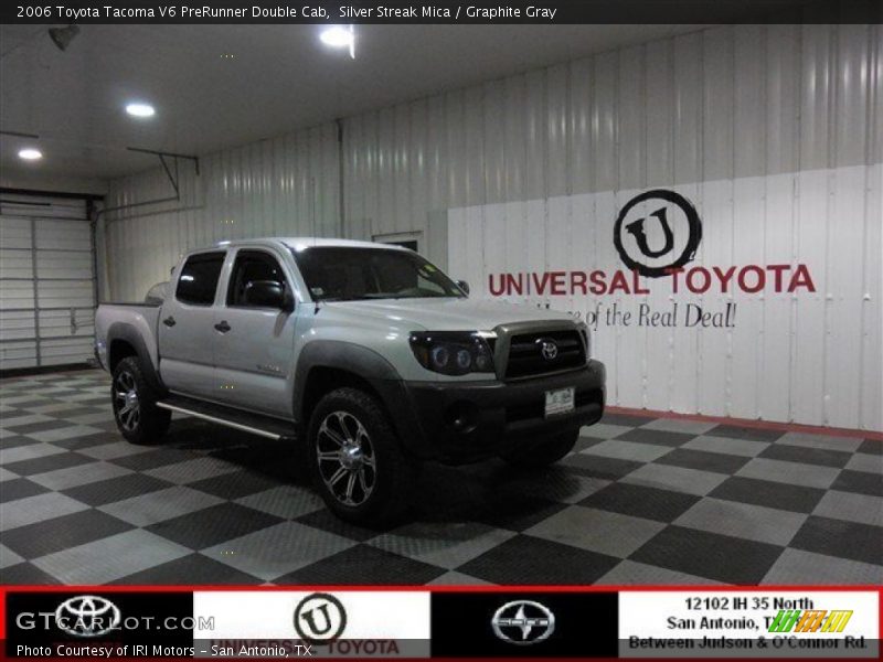 Silver Streak Mica / Graphite Gray 2006 Toyota Tacoma V6 PreRunner Double Cab