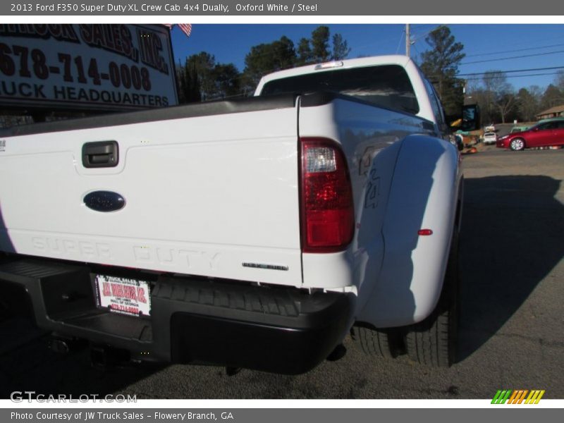 Oxford White / Steel 2013 Ford F350 Super Duty XL Crew Cab 4x4 Dually