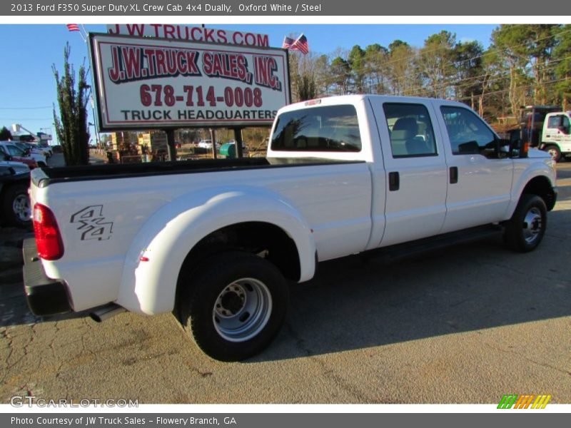 Oxford White / Steel 2013 Ford F350 Super Duty XL Crew Cab 4x4 Dually