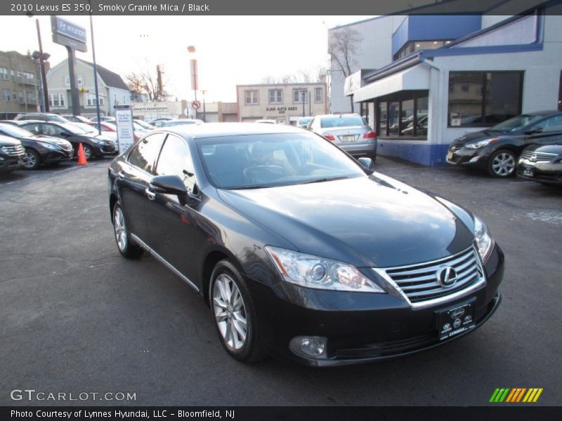 Smoky Granite Mica / Black 2010 Lexus ES 350
