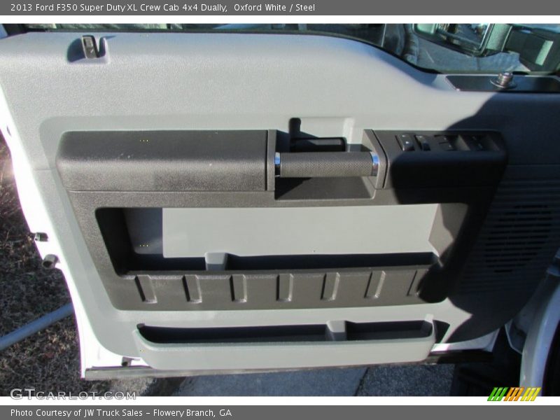 Oxford White / Steel 2013 Ford F350 Super Duty XL Crew Cab 4x4 Dually
