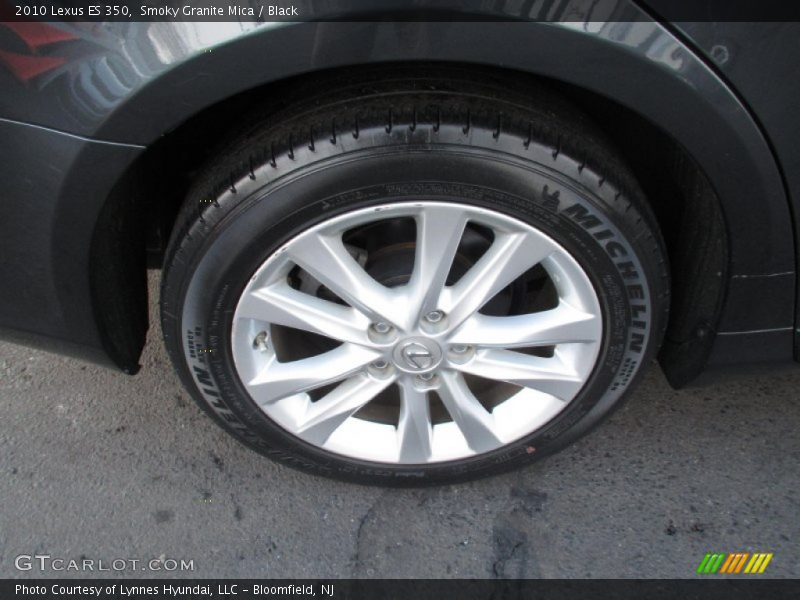 Smoky Granite Mica / Black 2010 Lexus ES 350