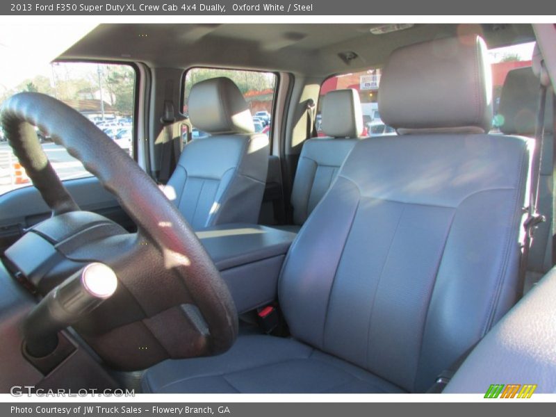 Oxford White / Steel 2013 Ford F350 Super Duty XL Crew Cab 4x4 Dually