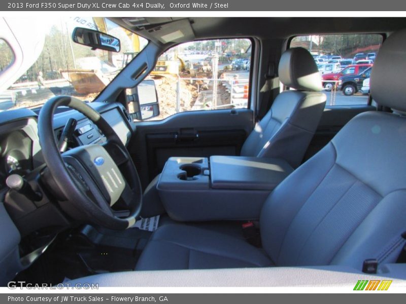 Oxford White / Steel 2013 Ford F350 Super Duty XL Crew Cab 4x4 Dually