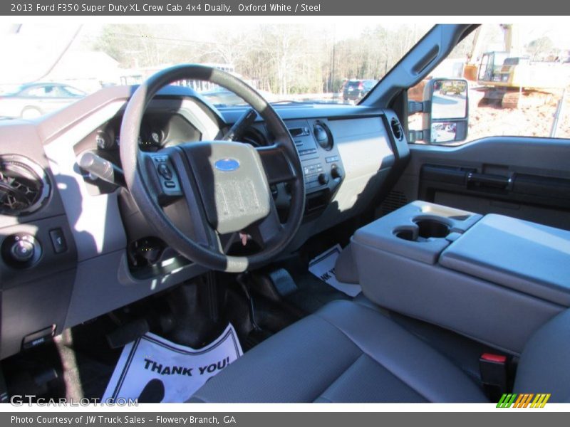 Oxford White / Steel 2013 Ford F350 Super Duty XL Crew Cab 4x4 Dually
