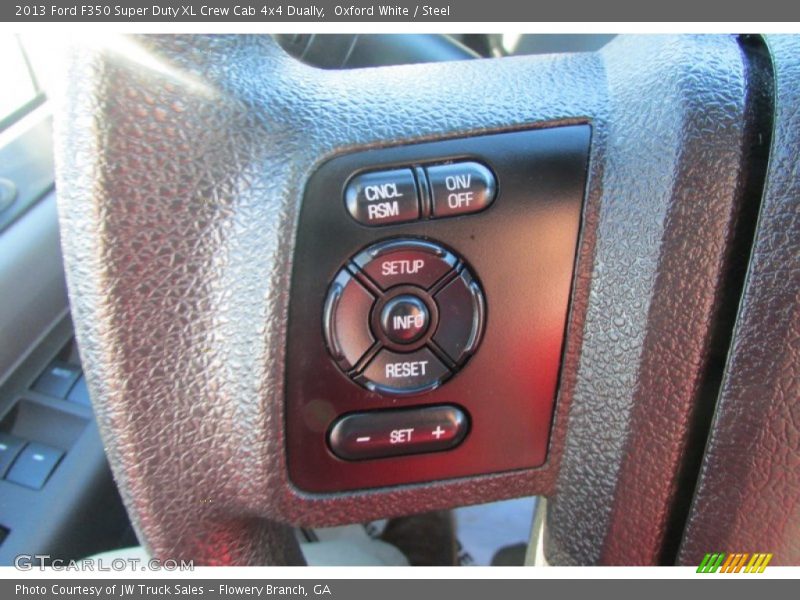 Oxford White / Steel 2013 Ford F350 Super Duty XL Crew Cab 4x4 Dually