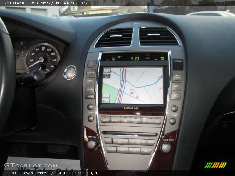 Smoky Granite Mica / Black 2010 Lexus ES 350