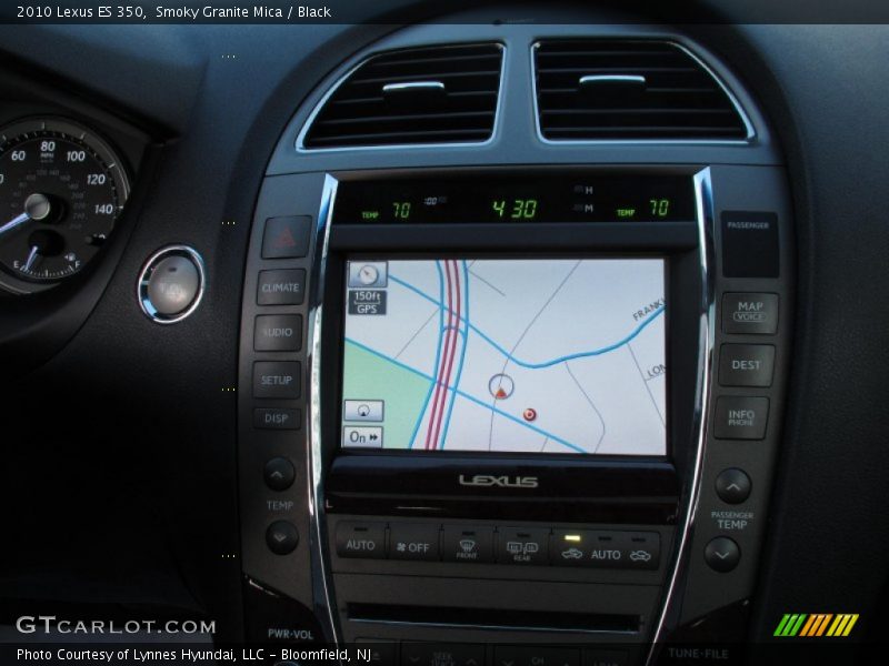 Smoky Granite Mica / Black 2010 Lexus ES 350