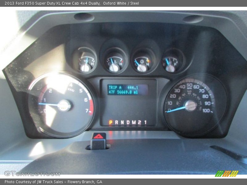 Oxford White / Steel 2013 Ford F350 Super Duty XL Crew Cab 4x4 Dually