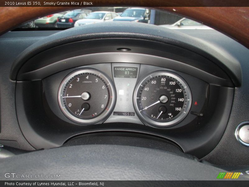 Smoky Granite Mica / Black 2010 Lexus ES 350
