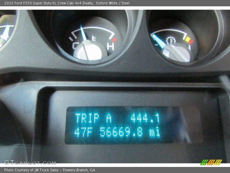 Oxford White / Steel 2013 Ford F350 Super Duty XL Crew Cab 4x4 Dually