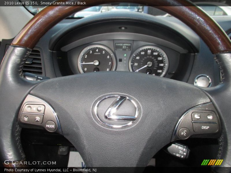 Smoky Granite Mica / Black 2010 Lexus ES 350