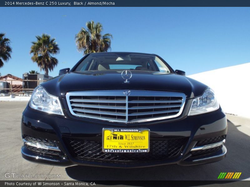 Black / Almond/Mocha 2014 Mercedes-Benz C 250 Luxury