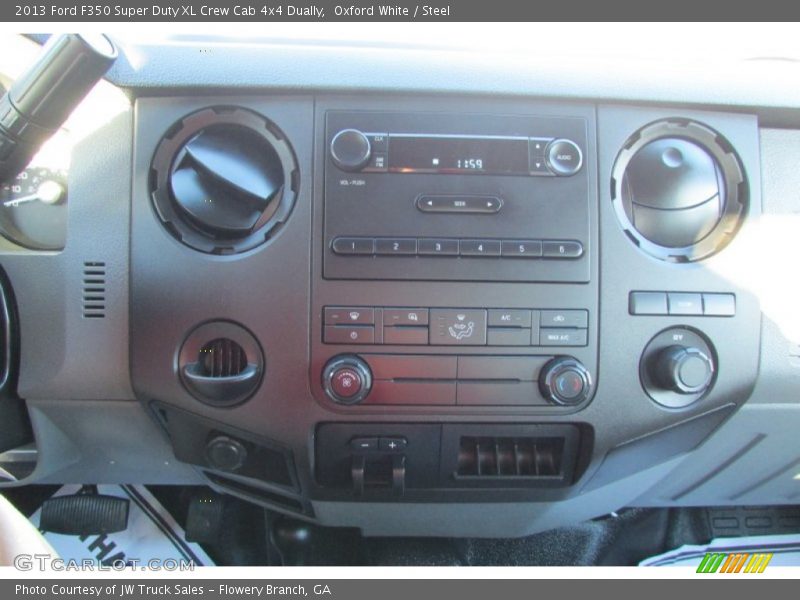 Oxford White / Steel 2013 Ford F350 Super Duty XL Crew Cab 4x4 Dually