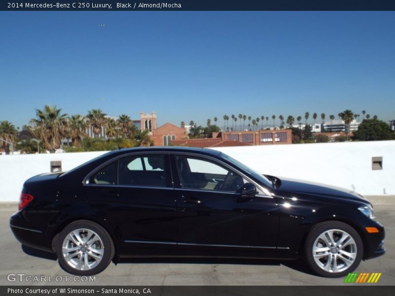 Black / Almond/Mocha 2014 Mercedes-Benz C 250 Luxury