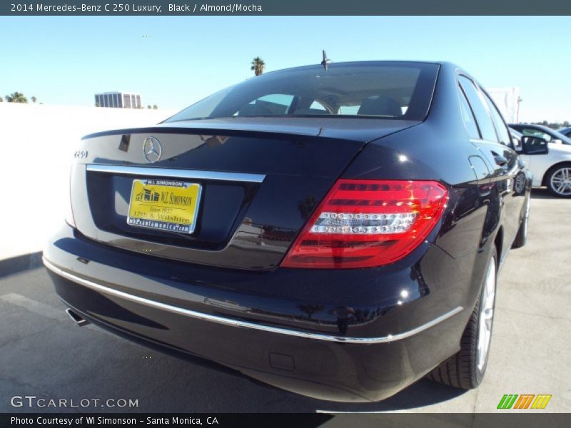 Black / Almond/Mocha 2014 Mercedes-Benz C 250 Luxury