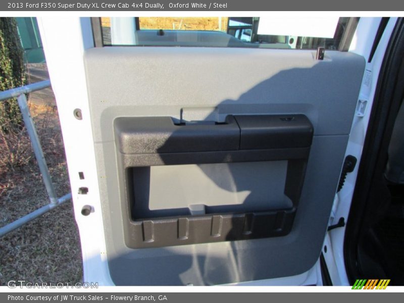 Oxford White / Steel 2013 Ford F350 Super Duty XL Crew Cab 4x4 Dually