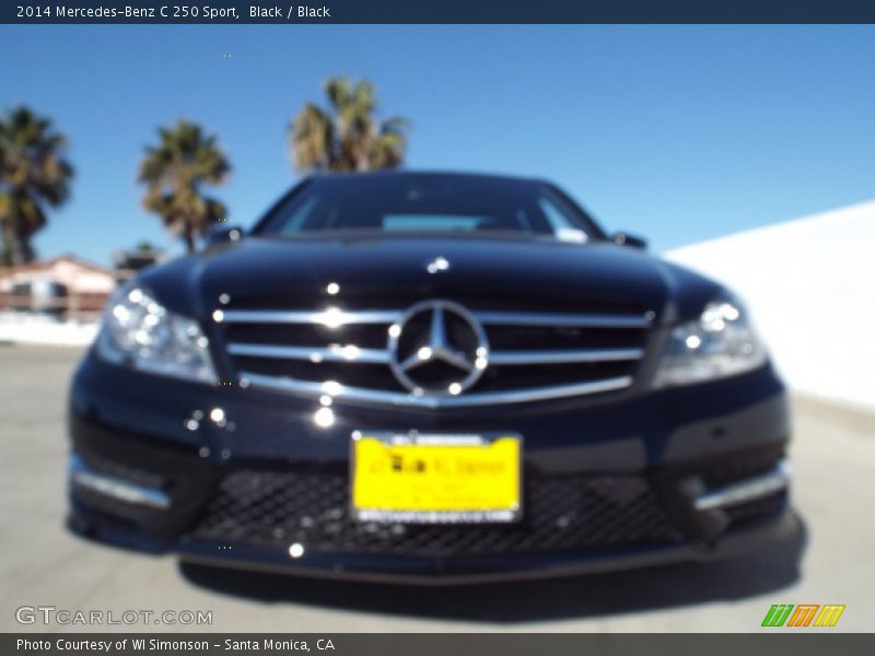Black / Black 2014 Mercedes-Benz C 250 Sport