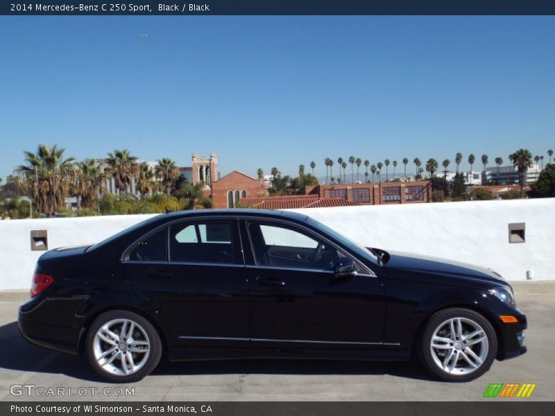 Black / Black 2014 Mercedes-Benz C 250 Sport