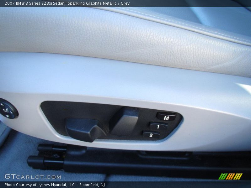 Sparkling Graphite Metallic / Grey 2007 BMW 3 Series 328xi Sedan