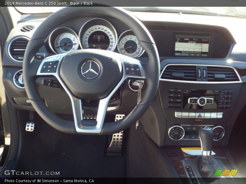 Black / Black 2014 Mercedes-Benz C 250 Sport