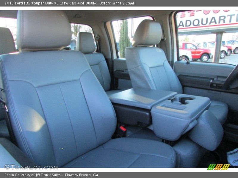 Oxford White / Steel 2013 Ford F350 Super Duty XL Crew Cab 4x4 Dually