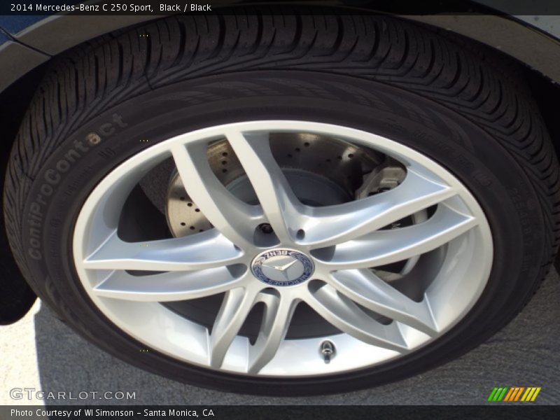 Black / Black 2014 Mercedes-Benz C 250 Sport