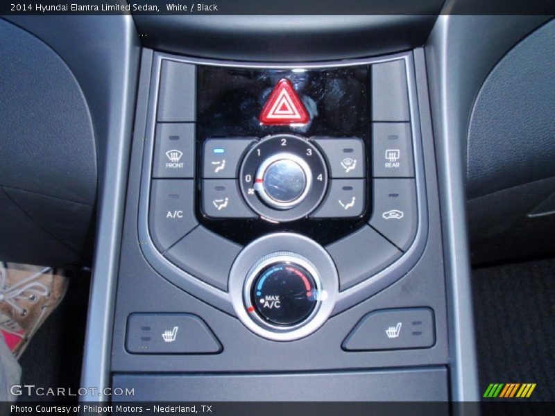 Controls of 2014 Elantra Limited Sedan