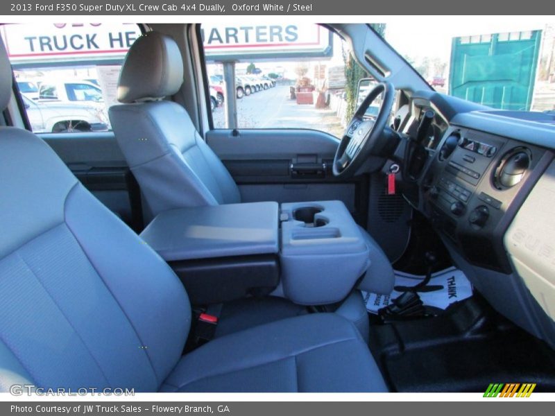 Oxford White / Steel 2013 Ford F350 Super Duty XL Crew Cab 4x4 Dually