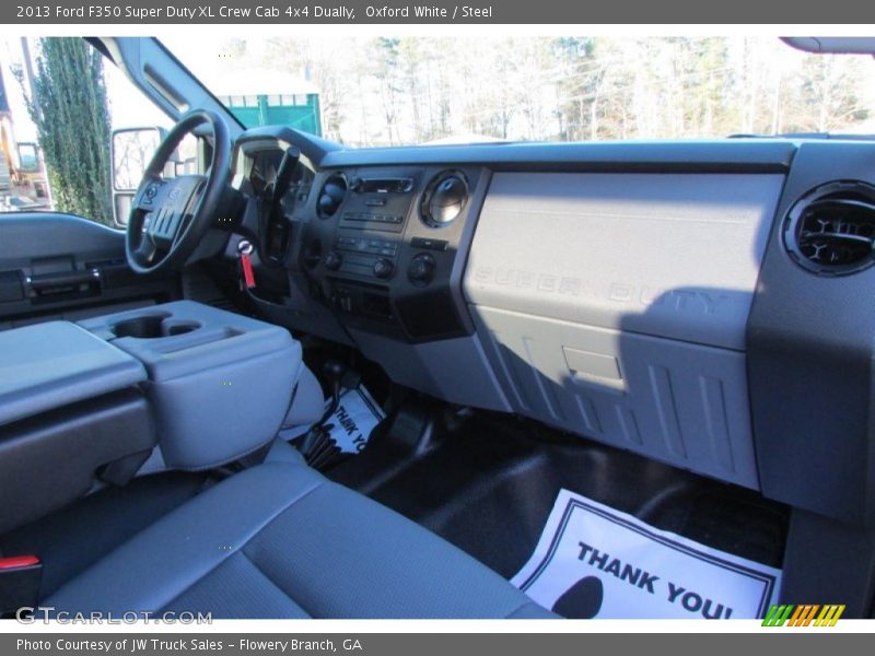 Oxford White / Steel 2013 Ford F350 Super Duty XL Crew Cab 4x4 Dually