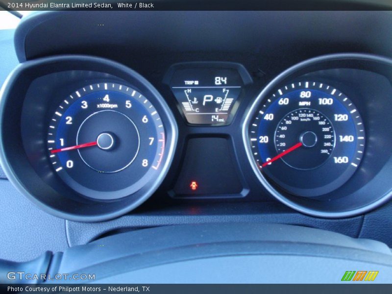  2014 Elantra Limited Sedan Limited Sedan Gauges