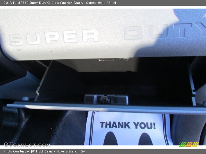 Oxford White / Steel 2013 Ford F350 Super Duty XL Crew Cab 4x4 Dually