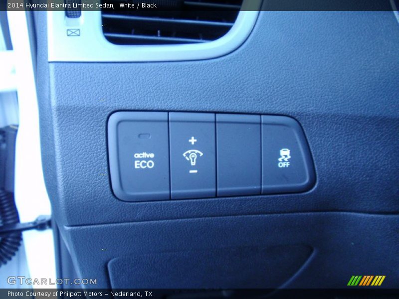 Controls of 2014 Elantra Limited Sedan