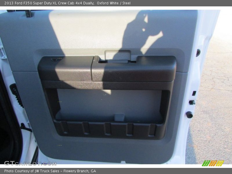 Oxford White / Steel 2013 Ford F350 Super Duty XL Crew Cab 4x4 Dually