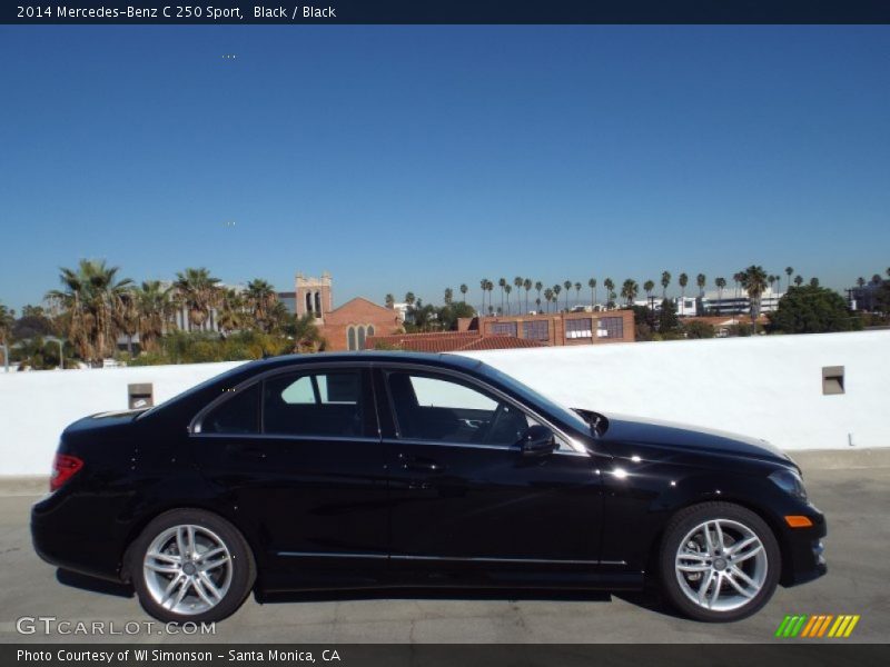 Black / Black 2014 Mercedes-Benz C 250 Sport