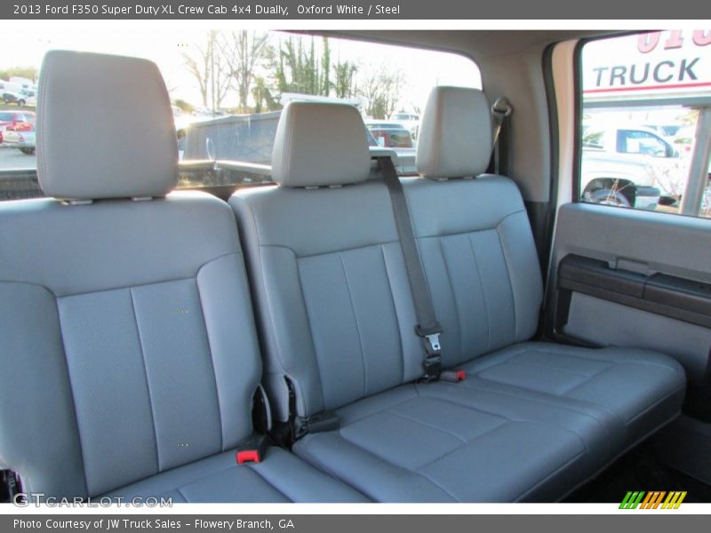 Oxford White / Steel 2013 Ford F350 Super Duty XL Crew Cab 4x4 Dually