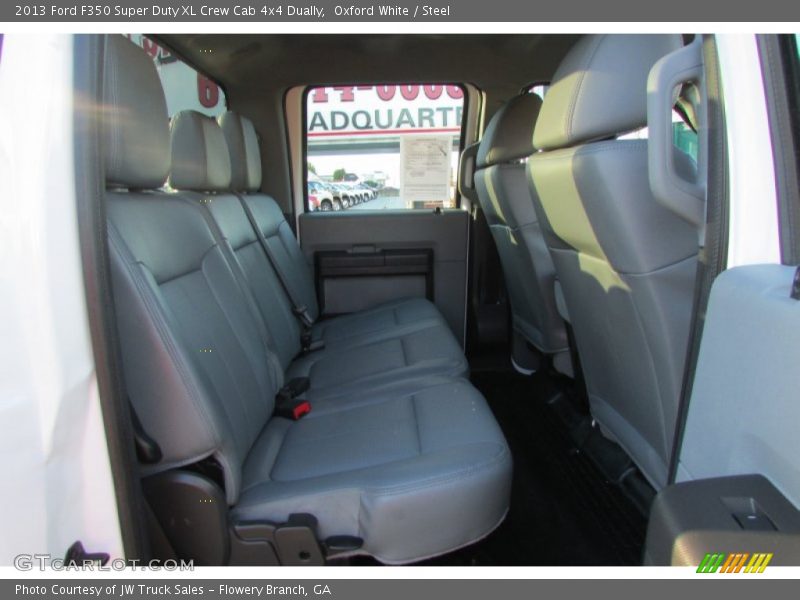 Oxford White / Steel 2013 Ford F350 Super Duty XL Crew Cab 4x4 Dually