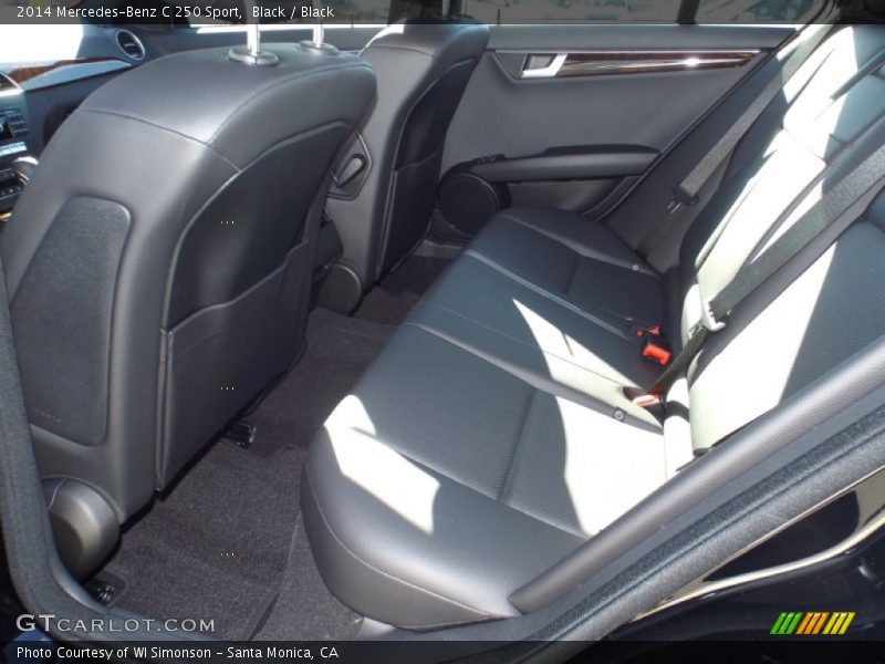 Black / Black 2014 Mercedes-Benz C 250 Sport
