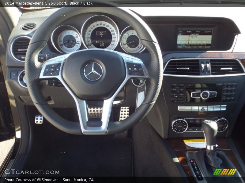 Black / Black 2014 Mercedes-Benz C 250 Sport