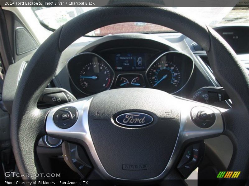 Ingot Silver / Charcoal Black 2014 Ford Escape S