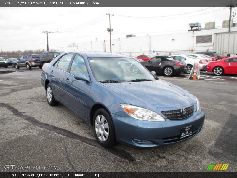 Catalina Blue Metallic / Stone 2003 Toyota Camry XLE