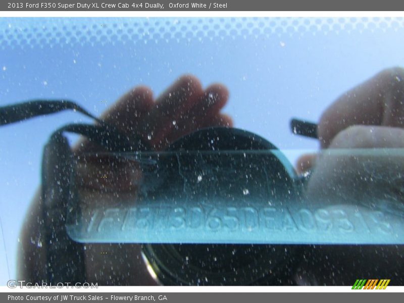 Oxford White / Steel 2013 Ford F350 Super Duty XL Crew Cab 4x4 Dually