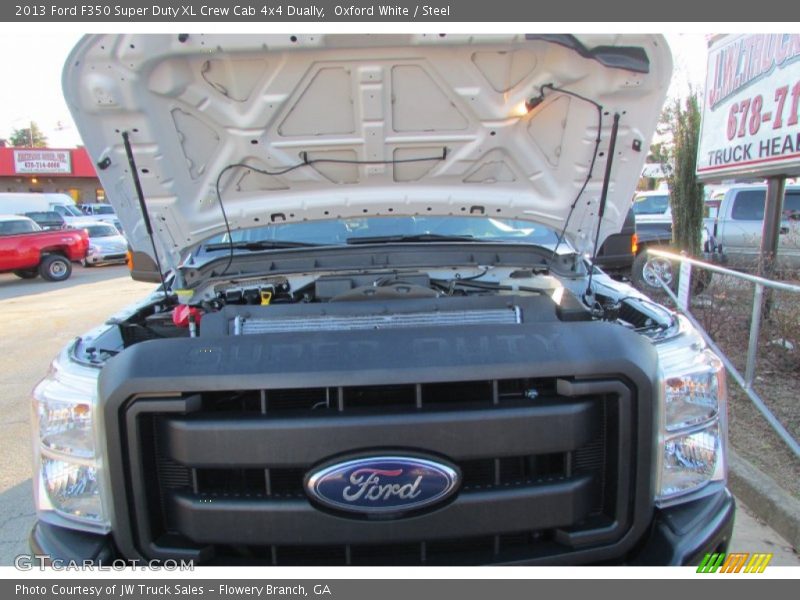 Oxford White / Steel 2013 Ford F350 Super Duty XL Crew Cab 4x4 Dually