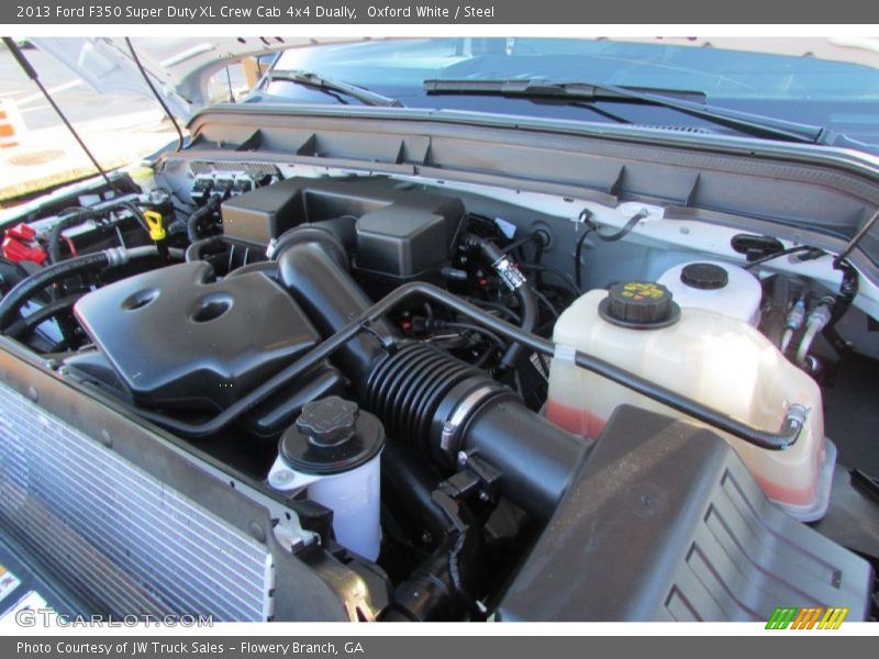 Oxford White / Steel 2013 Ford F350 Super Duty XL Crew Cab 4x4 Dually