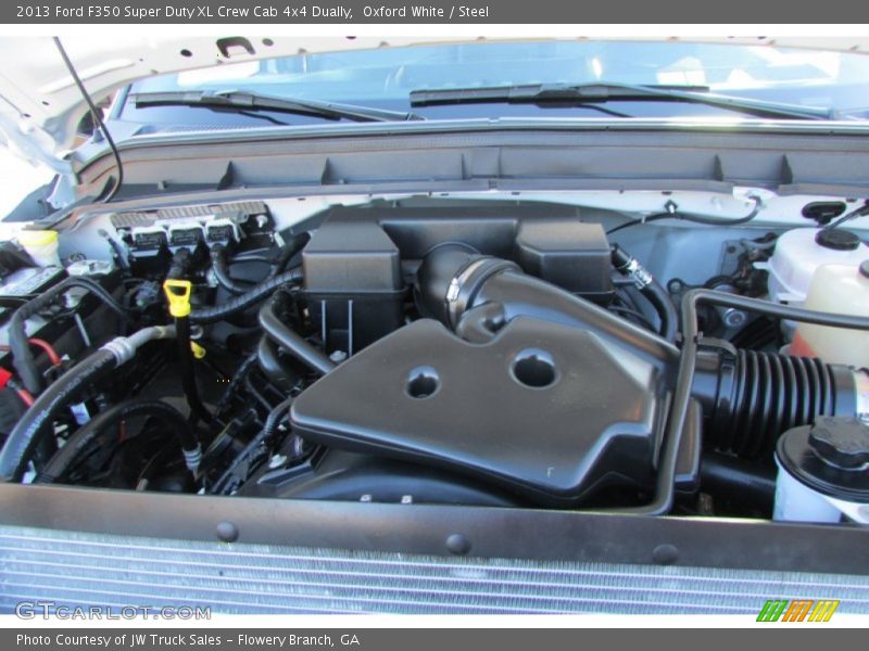 Oxford White / Steel 2013 Ford F350 Super Duty XL Crew Cab 4x4 Dually