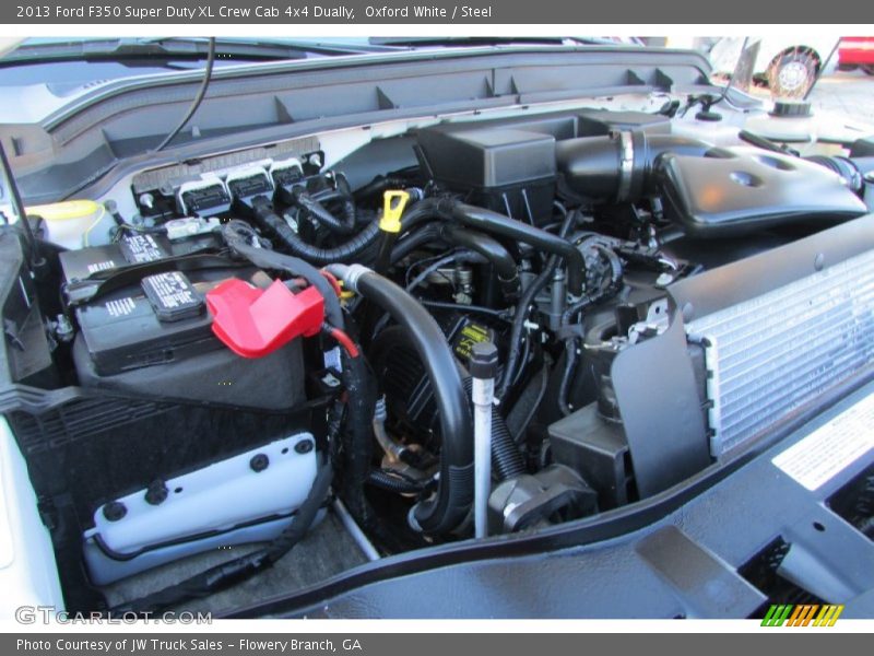 Oxford White / Steel 2013 Ford F350 Super Duty XL Crew Cab 4x4 Dually